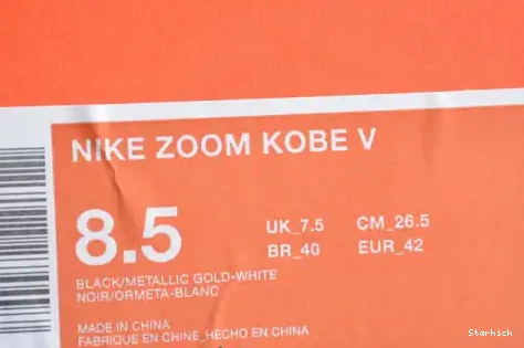 Kobe Stage Nike 386429-008 5 Away Big 0508